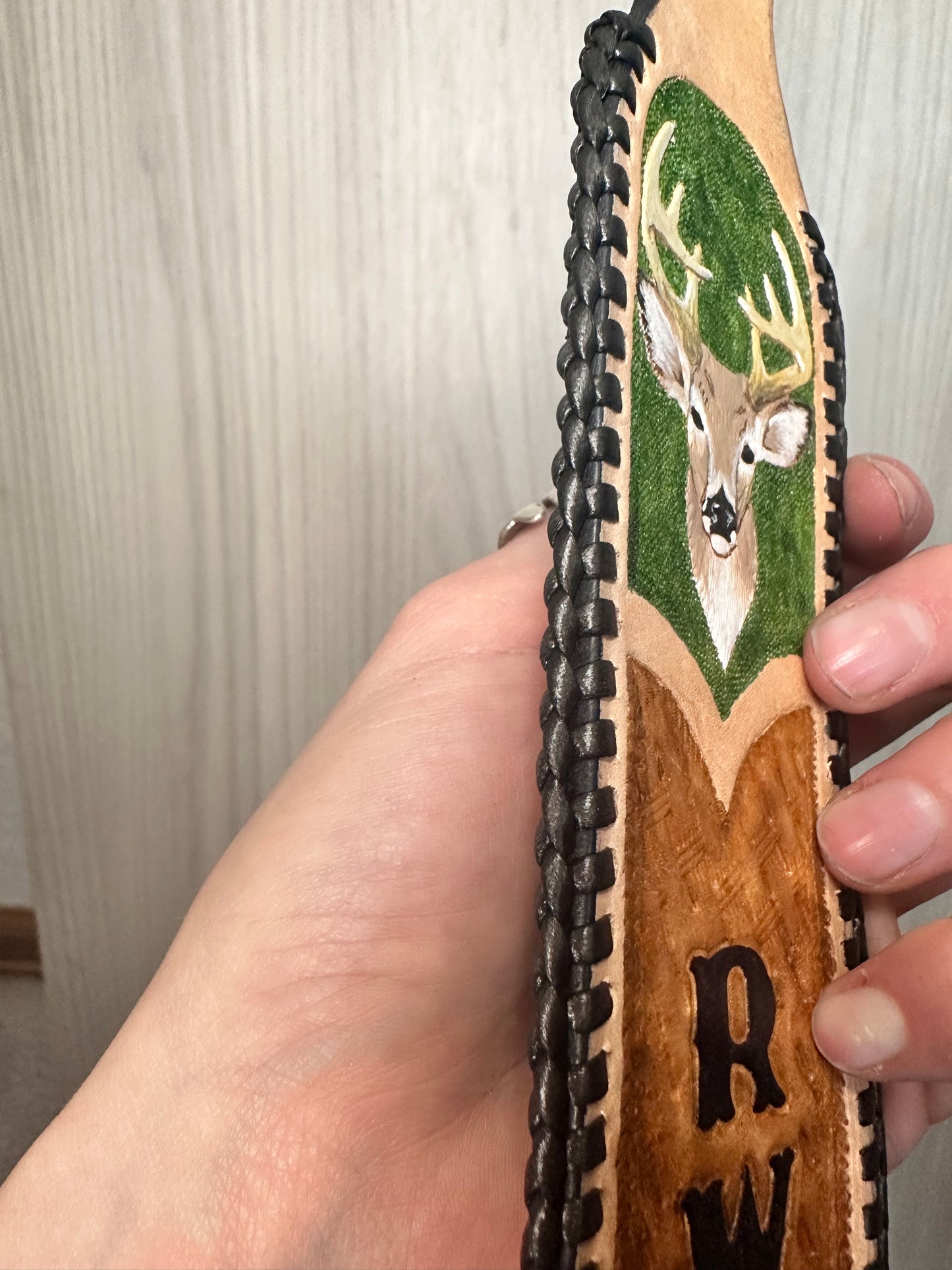 Leather Tooled Rifle Sling or Guitar Strap