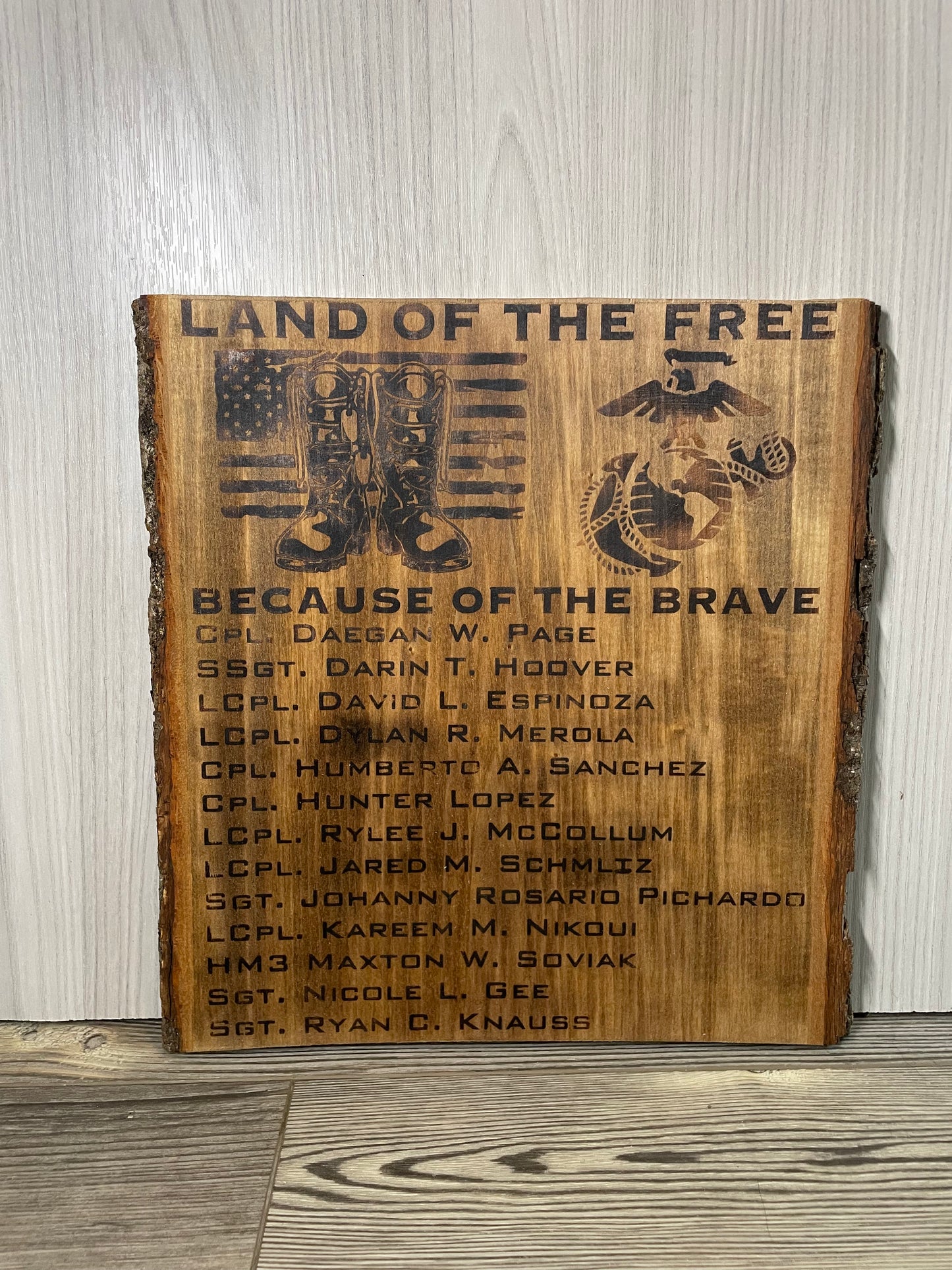Limited Fallen 13 Soldier Plaque