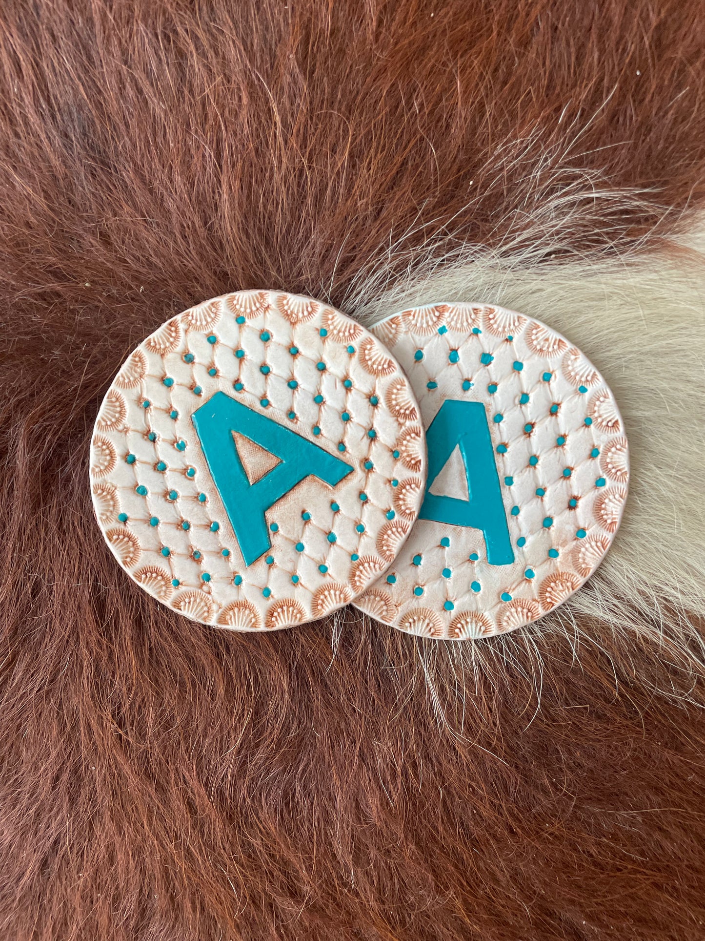 Leather Car Coasters