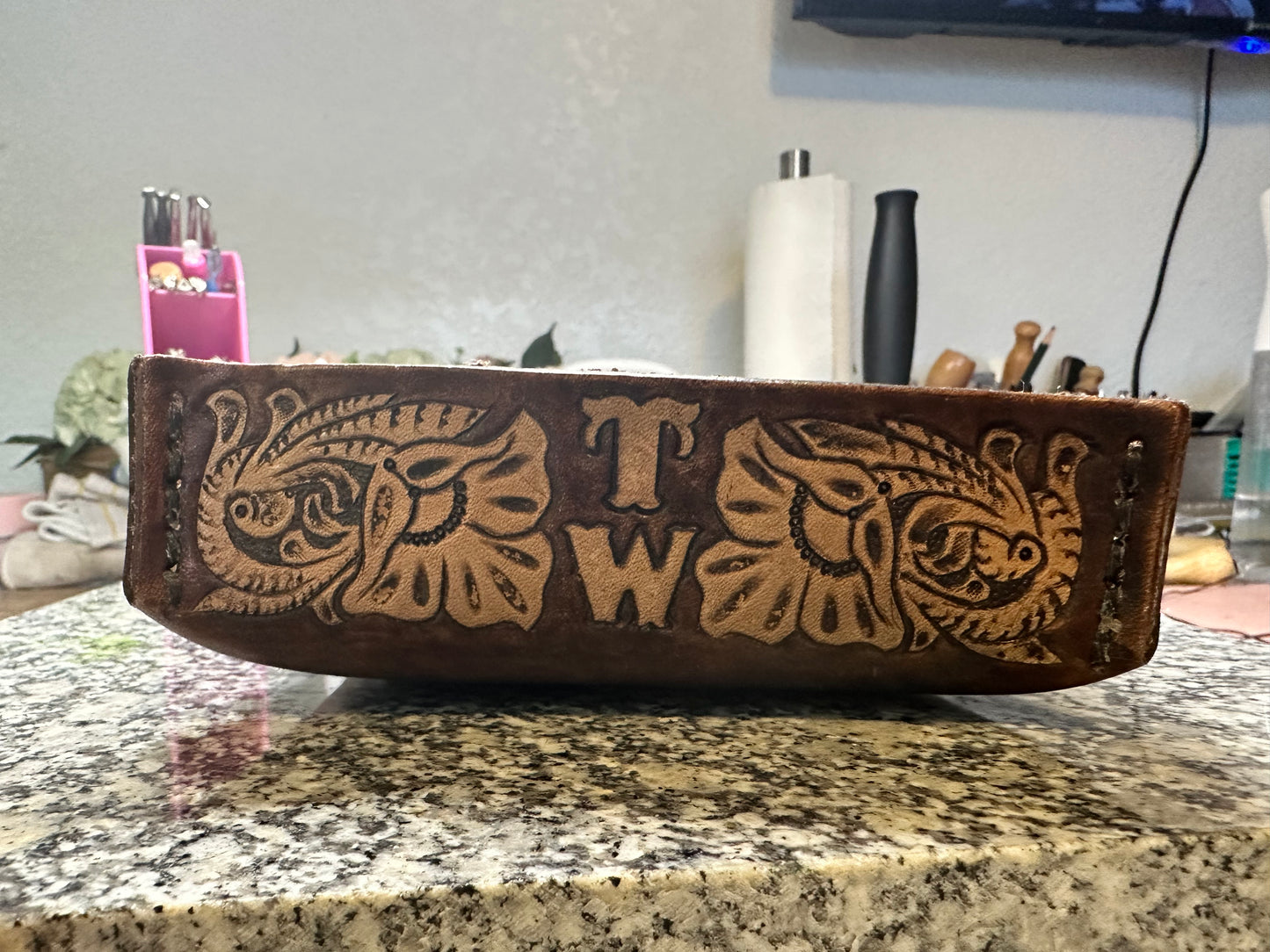Leather Valet Tray