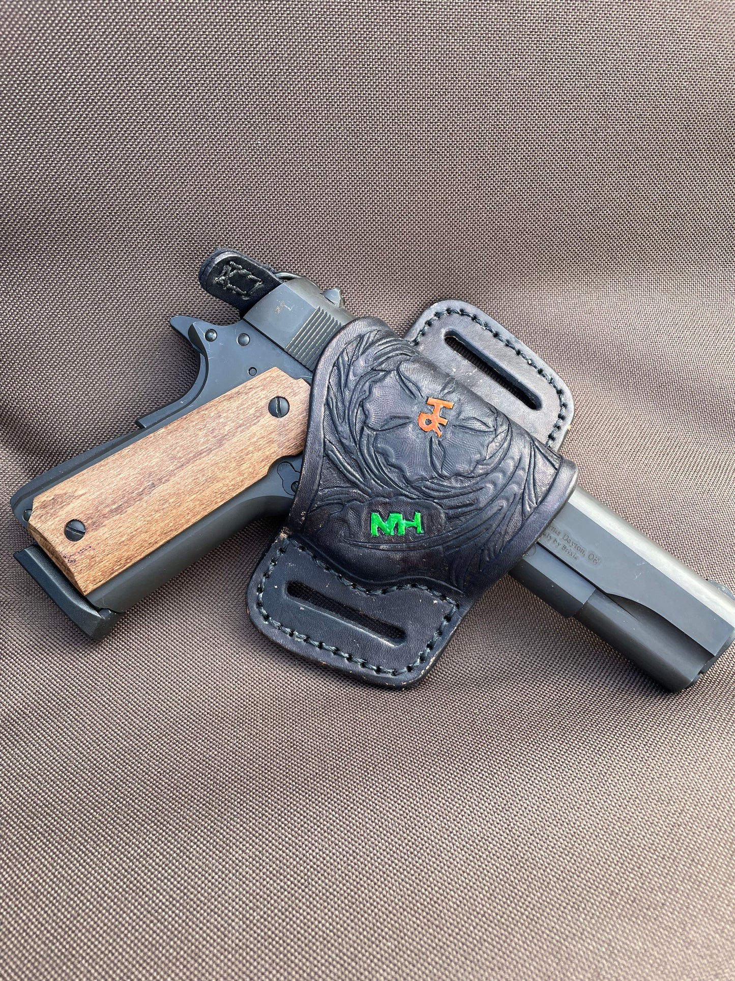 Tooled Leather Holster